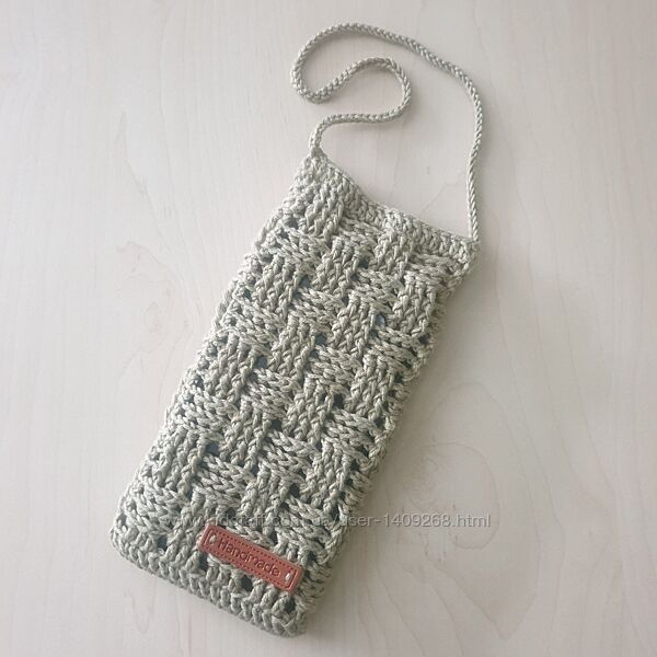 Чохол-сумочка для телефону, оливкова