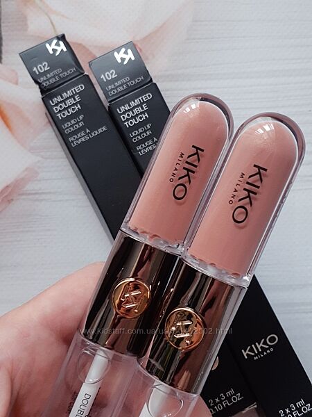 Unlimited double touch стійка рідка помада kiko milano