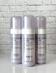 Пінка для вмивання pure clean foam kiko milano 