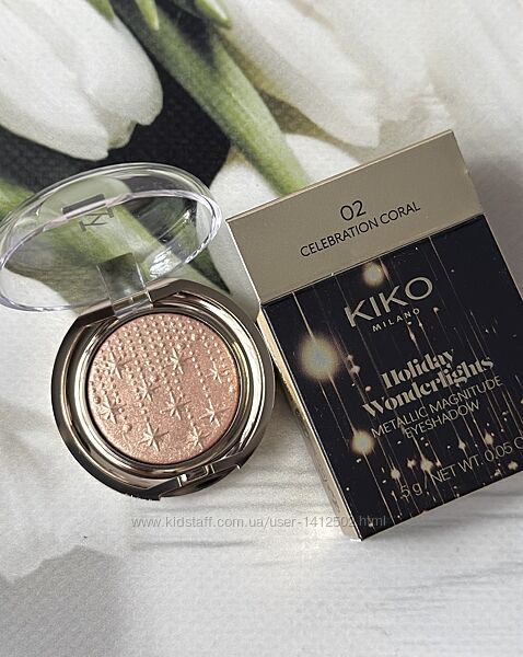 Тіні kiko milano holiday wonderlights metallic magnitude eyeshadow