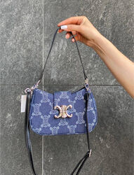 Джинсова сумочка в стилі celine