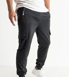 Спортивные брюки мужские на манжете, 4 кармана, 50-58