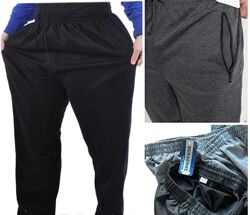 Теплые мужские спортивные штаны, флис, 56-64, темно серые