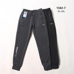 Спортивні штани чоловічі на манжеті, фліс, XL -4XL