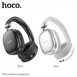 Бездротові блютуз навушники HOCO W35 з мікрофоном, підтримка TF-карт, AUX