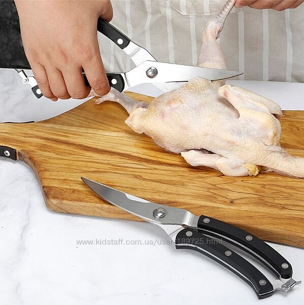 Багатофункціональні кухонні ножиці із нержавіючої сталі для продуктів