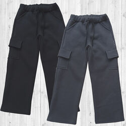 Топ якість. Теплі дитячі штани карго на флісі 128-152р. теплые штаны