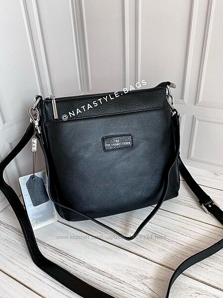 Жіноча шкіряна сумка. Клатч шкіряний. Кросбоді. Polina&Eiterou.