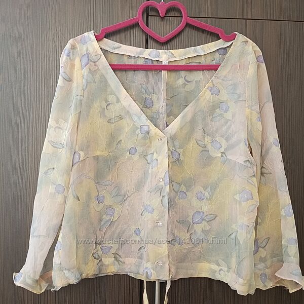 Літня напівпрозора блуза, блузка р. М