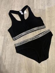 Комплект calvin klein топ трусики