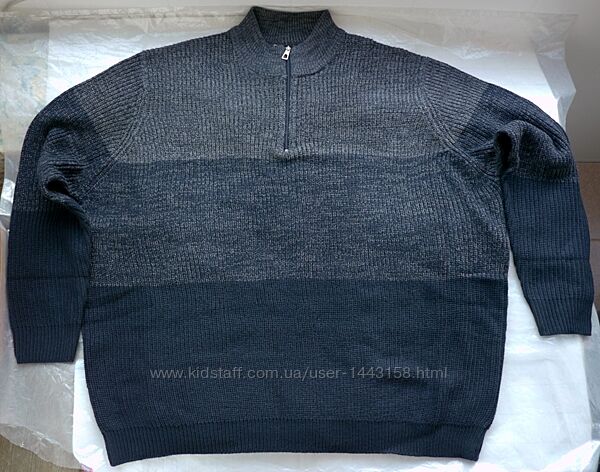 Свитер Badrhino Quarter Zip Knitted Jumper 4XL Англия