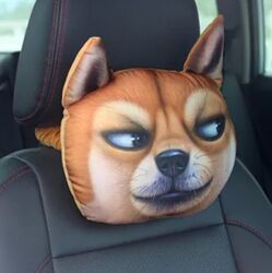 3D подушка подголовник