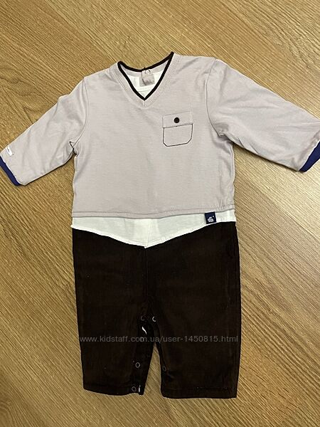 Комбінезон чоловічок нарядний 3-6 62-68