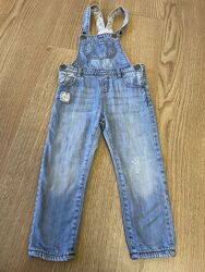 Термо джинси комбез фліс Zara 2-3 92-98