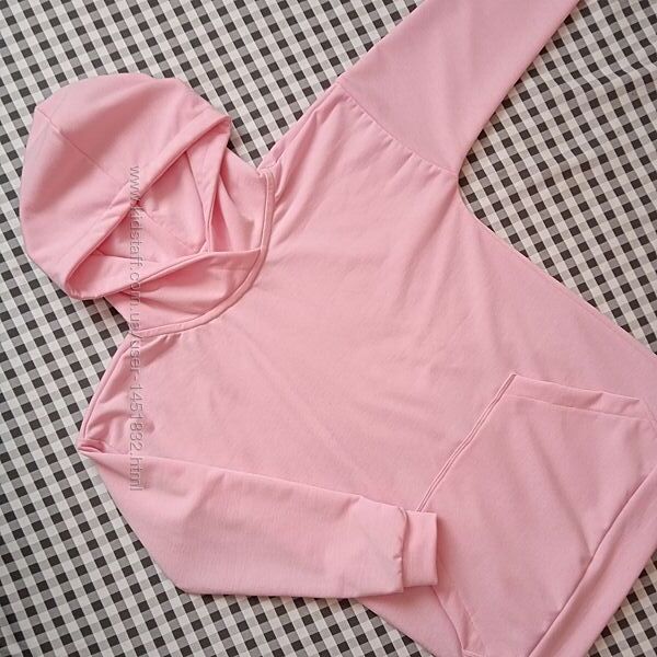 Розпродаж. Ніжно-рожеве худі для дівчинки. Розмір 122-164.