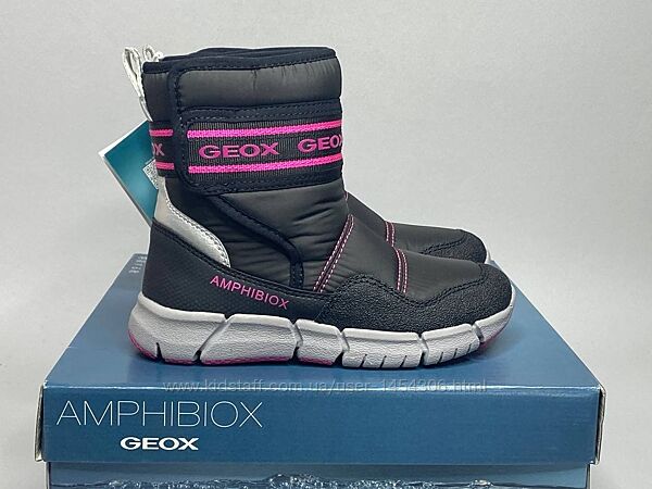Дитячі зимові черевики Geox Flexyper 28,29 р дутіки чоботи ботінки дівчинці