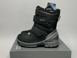 Дитячі зимові шкіряні чоботи Ecco Biom Hike Gore-Tex 25-30 черевики хлопчик
