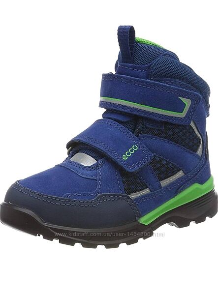 Зимові шкіряні чоботи черевики Ecco Hiker Gore-Tex 26 хлопчику мальчику