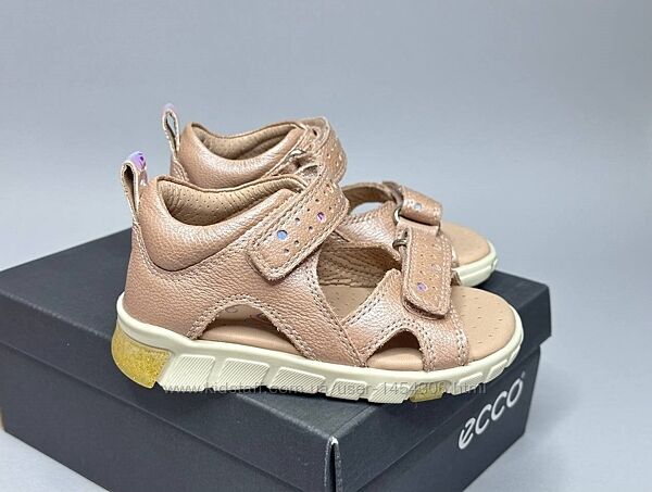 Шкіряні босоніжки Ecco Mini Stride 23,25, 26 р-р, сандалі Екко дівчинці