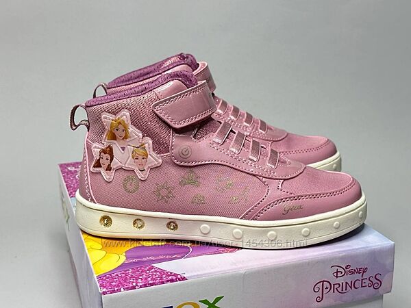 Дитячі черевики з мигалками Geox Skylin 31 р для дівчинки
