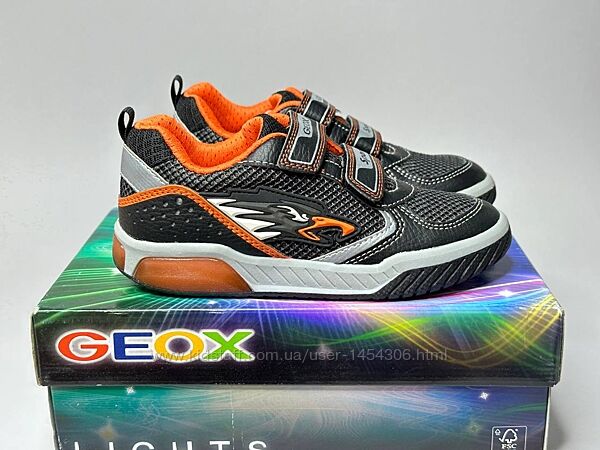 Дитячі кросівки Geox Inek 30,33 р-р з мигалками для хлопчика