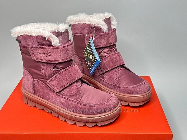 Зимові шкіряні чоботи Superfit Flavia Gore-Tex 31,32р ботінки черевики