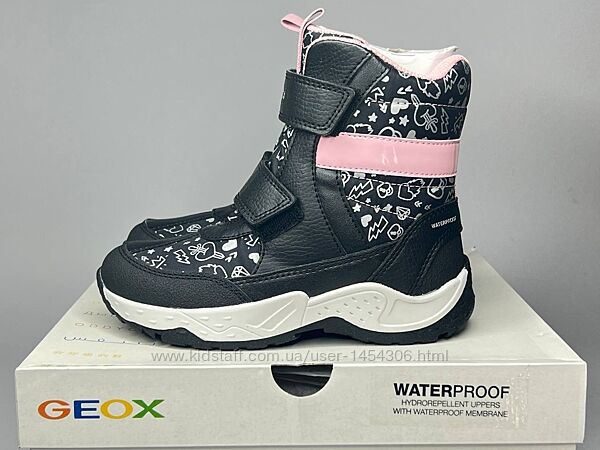 Дитячі зимові черевики Geox Sentiero 24,27 р чоботи ботінки дівчинці