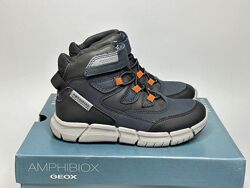 Шкіряні черевики утеплені Geox Flexyper Amphibiox 30,33 р демісезонні 