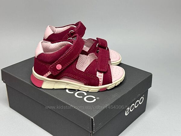 Дитячі шкіряні босоніжки Ecco Mini Stride 21,22,23р босоножки Экко