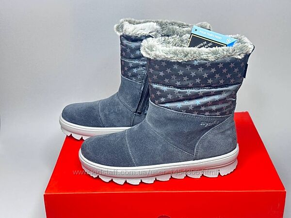 Зимові шкіряні черевики 33р Superfit Flavia Gore-Tex чоботи Суперфіт