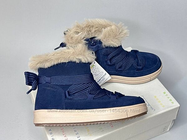 Утеплені шкіряні черевики Geox Rebecca Waterproof 31,35,36,37р євро зима