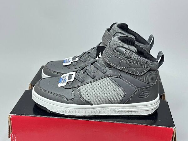 Дитячі хайтопи черевики Skechers Smooth Street 13 USA-31-32 р хлопчику