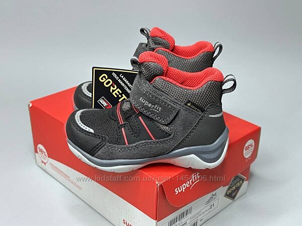 Дитячі шкіряні черевики Superfit Sport Gore-Tex 21,22 р, ботінки Суперфіт