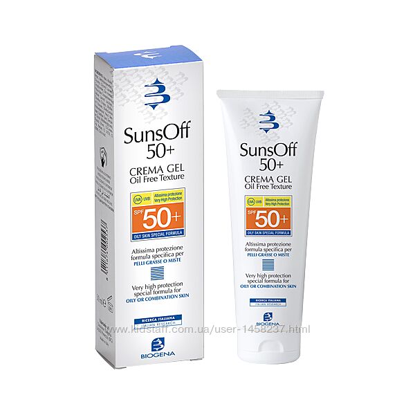 SUNSOFF 50 Крем Солнцезащитный  для жирной и комбинированной кожи