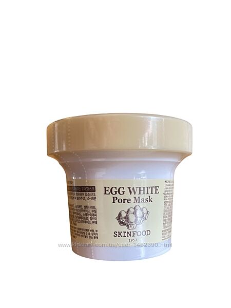 Skinfood Egg White Pore Mask Очищувальна маска на основі яєчного білка. 