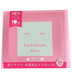 балансуючі маски 36 шт Lululun pure balance beauty face mask pink