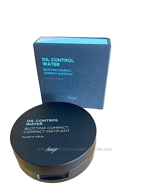 Компактна пудра The face shop oil control water blotting compact