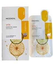 Вітамінна освітююча тканева маска MEDIHEAL Vita Essential Mask