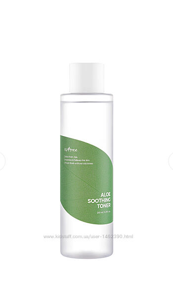 Isntree - Заспокійливий тонер з екстрактом алое - Aloe Soothing Toner 
