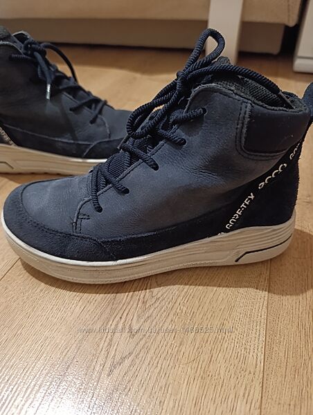 Демісезонні черевики хайтопи Ecco Gore-tex 33 р.21.5 см 