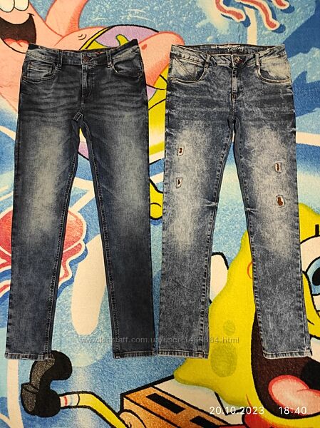 Фірмові, стильні джинси для хлопчика 13-14 років-Blue Ridge