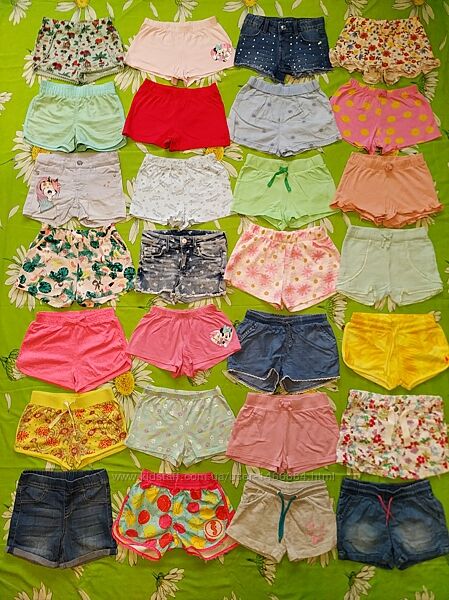  Літні, фірмові шорти для дівчинки 5-6 років-H&M, Disney