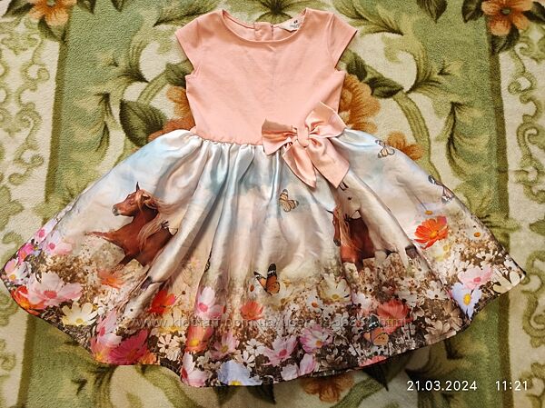 Фірмове, стильне, святкове плаття, сукня для дівчинки 7-8 років-H&M