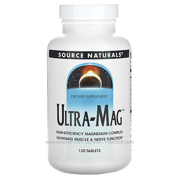 Source Naturals Ultra-Mag комплекс із магнієм 120 таблеток ультра маг вітам