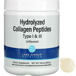 Lake Avenue Nutrition пептиди гідролізованого колагену типів 1 і 3 добавка