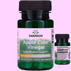 Swanson Яблучний оцет 200 мг 30 таблеток для лікування схуднення органічний