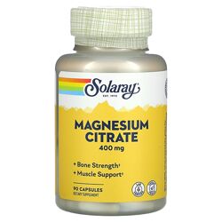 Solaray цитрат магнію 400 мг 90 к 133 мг в 1 капсулі вітамін магне магній