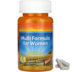Thompson мульти формула для жінок 60 капсул комплекс вітамінів мінералів ві