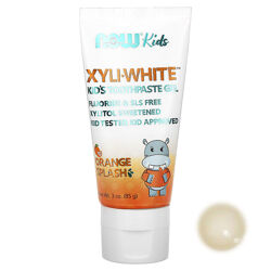 Без фтору від 2 х років NOW Foods Xyli White зубна паста гель для дітей апе