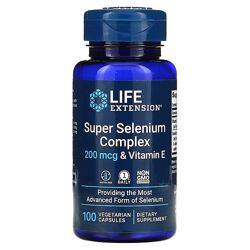 Life Extension суперкомплекс селену з вітаміном E 200 мкг 100 вегетаріанськ